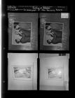 Painting exhibit; Re-photo of man receiving award (4 Negatives) January 5-6, 1959 [Sleeve 11, Folder a, Box 17]
